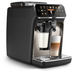 Kaffeevollautomat 5400 Series EP5447/90 Schwarz/Chrom | LatteGo Milchsystem, Intuitives Display, 12 Kaffeespezialitäten und 4 Benutzerprofilen