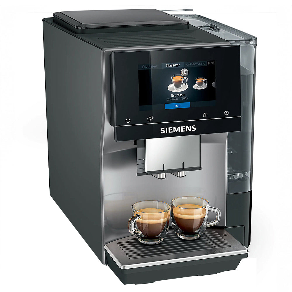 Kaffeevollautomat EQ700 classic TP715D01, intuitives 5" TFT-Display, App - Grau