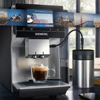 Kaffeevollautomat EQ700 classic TP715D01, intuitives 5" TFT-Display, App - Grau